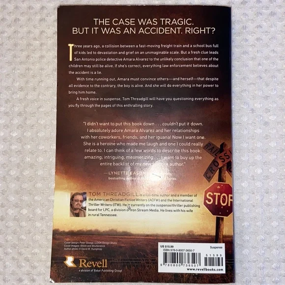 COLLISION OF LIES by TOM THREADGILL Softcover Paperback Suspense Mystery Fiction - Picture 2 of 8